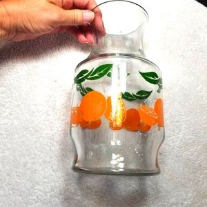 Vintage Anchor Hocking Orange Juice Carafe